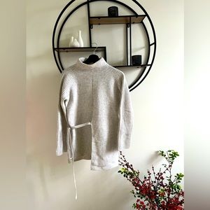 Vince. Mock turtleneck tunic sweater Grey, Sz. XS